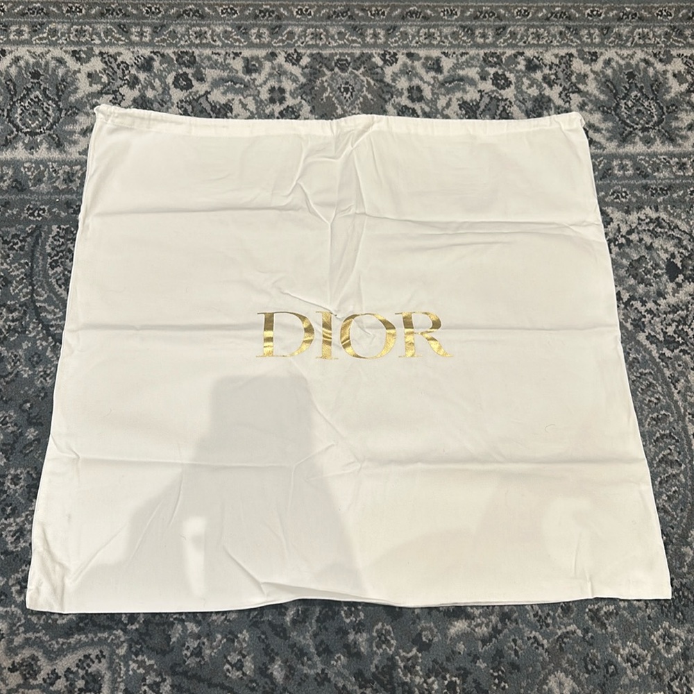 DIOR book tote dust bag 23.5 x 22in